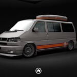 Carros Customizados e Tuning em 3D, Volkswagen Caravelle T4